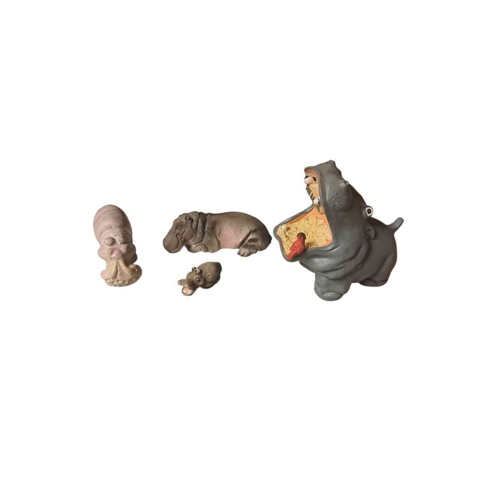 Hipppo Figure Lot Of 4